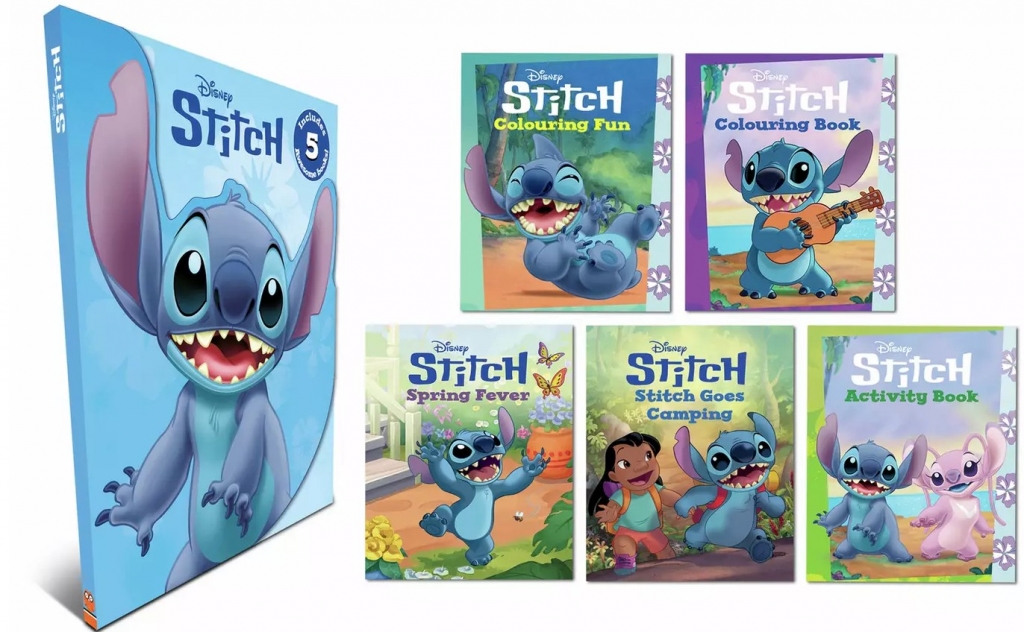 Pack Of 5 in a Wallet Disney Stitch Book - Click Image to Close