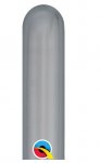 260Q Qualatex Latex Chrome Silver 100 Pack