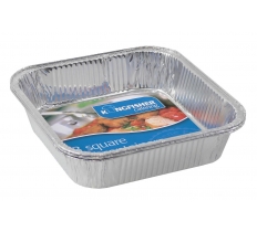 Medium Foil Food Containers And Lids 9 Pack