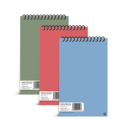 Reporters Note Pad 5" X 8" ( Assorted Colours )