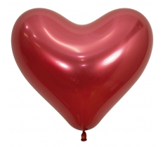 14" REFLEX HEART RED PACK OF 50