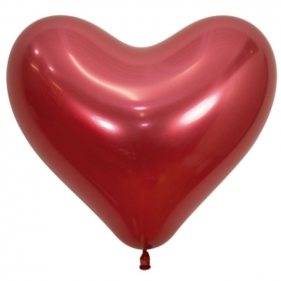 Reflex 14" Heart Red Pack Of 50