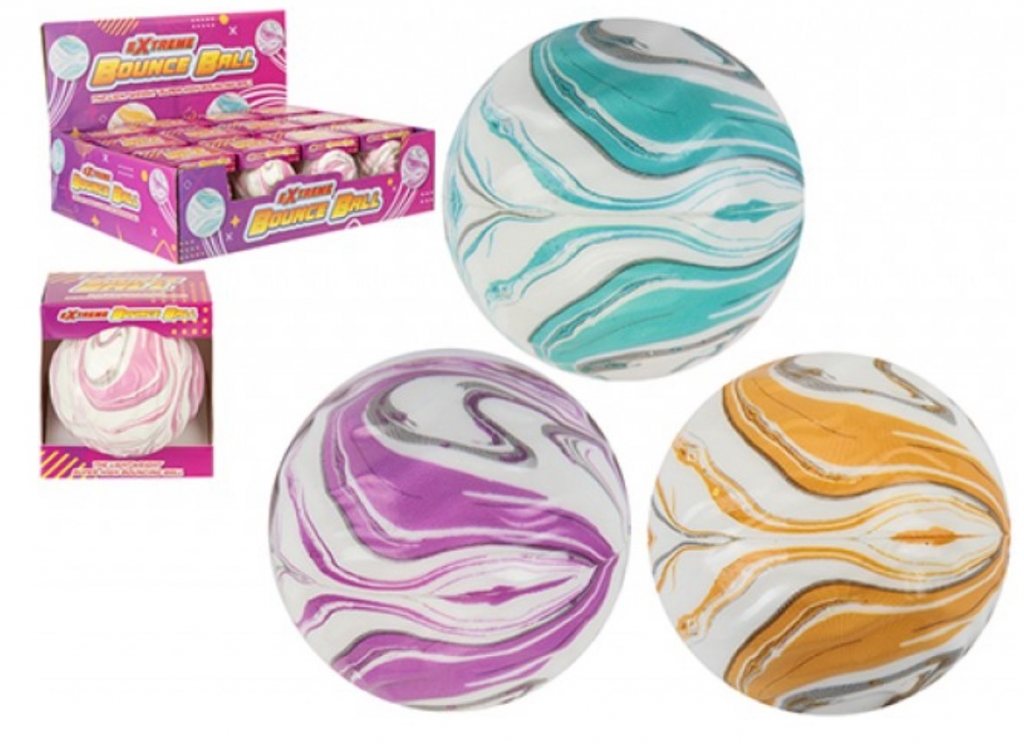 Super Bounce Marble Swirl Ball 6cm - Click Image to Close