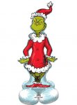 The Grinch Airloonz Foil Balloons 26"/66cm W X 58"/147cm