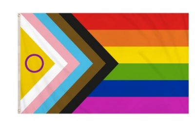 Intersex Progress Pride LGBTQ+ Flag (5ft x 3ft) Polyester
