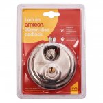 Amtech 90mm Disc Padlock
