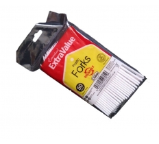 Reusable Fork White Pack Of 50