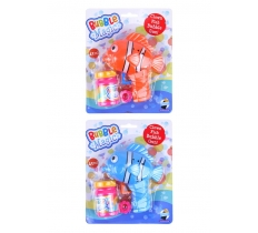 Clown Fish Friction Bubble Gun With Bubble Solution