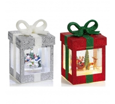 17cm Parcel Glitter Water Spinner