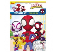 Spidey & Friends Colouring Set