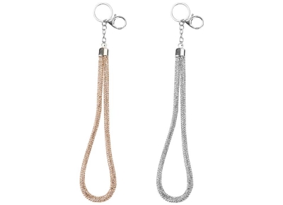 Strap Diamante Keychain 2 Assorted