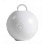 25 x Kalisan White Round Balloon Weight 75g