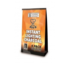 Big K BBQ Instant Light Charcoal 4kg ( 4 Pack X 1kg )