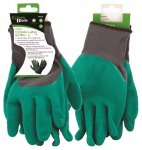 Crinkle Latex Gloves Green Large