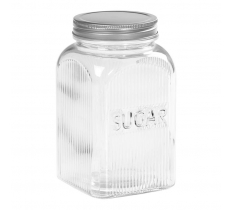 TALA Sugar Glass Jar with Screw Top Lid 1250ML