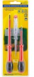 Screwdriver Set With Tester 2 Pack
