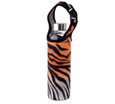 Spot And Stripes Big Cat Glass Water Bottle