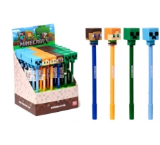 Inkredible Erasable Pen with Minecraft Chibi Style Silicone