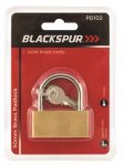 Blackspur 50mm Brass Padlock