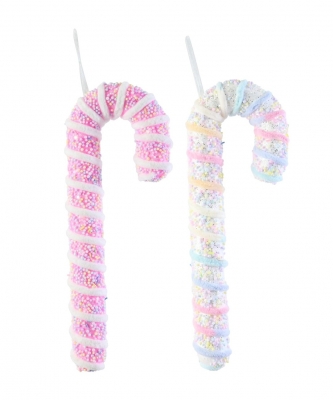 Christmas Hanging Candy Cane Sprinkles 33cm