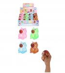 Sparkly Capybara Squeeze Toy with Sugar Maltose Filling