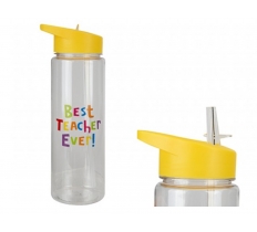 Teacher Flip Top Water Bottle