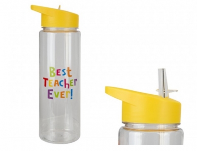 Teacher Flip Top Water Bottle