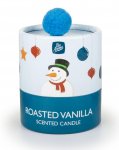 100G Snowman Pom Pom Candle Roasted Vanilla