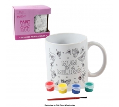 Mum In A Million Paint Your Your Own Ceramic Mug