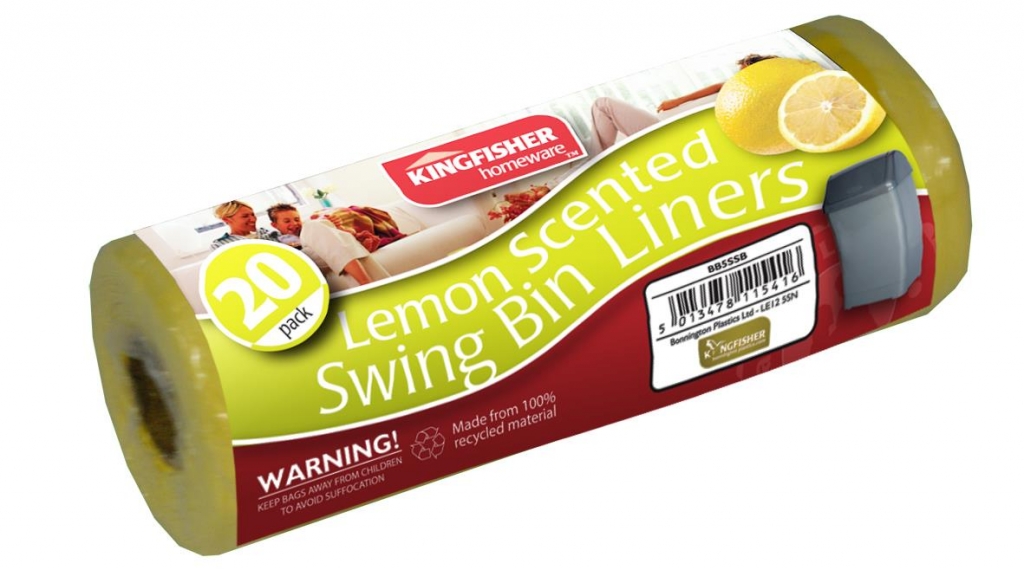 20 Scented 50L Swing Bin Liners - Click Image to Close
