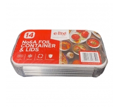 Foil Containers & Lids 14 Pack No 6A