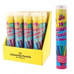 Tallon 12 Full Size Colouring Pencils + Sharpener