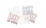 GLITZ Happy Birthday Rose Gold Foil Confetti 14g