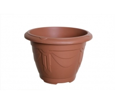 Whitefurze 43cm Round Venetian Planter Terracotta