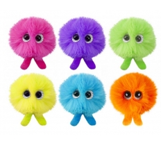 Micro Plush 8.5cm Fuzzy Ball ( Assorted Colours )