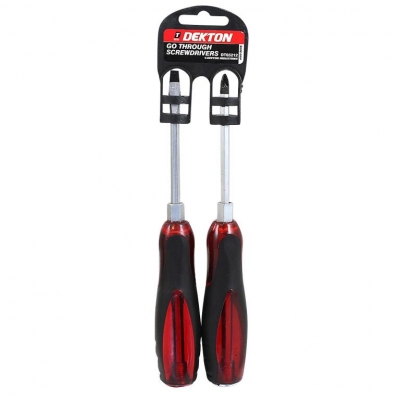 Dekton 2 Pack Go Through Screwdriver Set