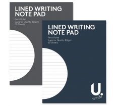 Lined Writing Pad 13.5X17.5cm