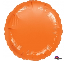 18 " Foil Round Orange Balloon