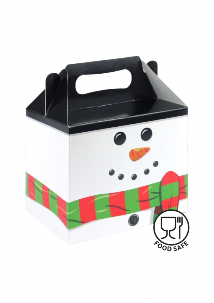 Snowman Christmas Lunch Boxes Medium - Click Image to Close
