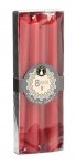 Set Of 4 8 Straight Candles - Red