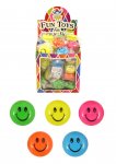 Mini Neon Return Tops with Smiling Faces (3.8cm) X 72 (13P)