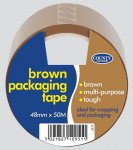 County Brown Packaging Tape ( 48mm X 50M ) 6 Pack