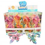 3D Printed 38cm Dragon With Wings Toy ( Assorted Colours )