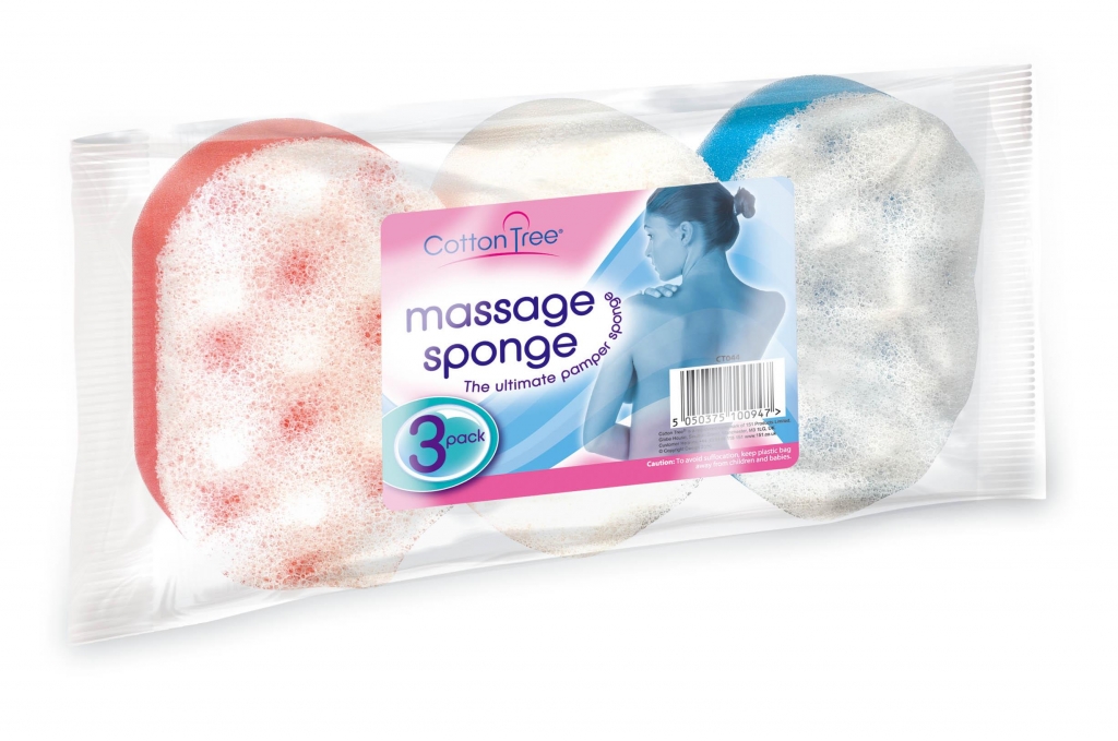 Massage Sponge 2 Pack - Click Image to Close