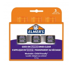 Elmers 6G Purple Stick Glue X 3
