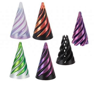 3D Printed Cone Fidget Toy Twister 6.6cm