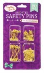 Safety Pins Gold 80 Pack