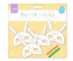 Easter Colour Your Own Masks Set 4pk