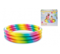 Rainbow Ombre Pool 3 Ring 58" x 13" (58439P)