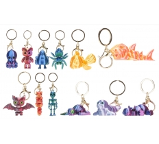 3D Printed Animal With Key Chain Toy